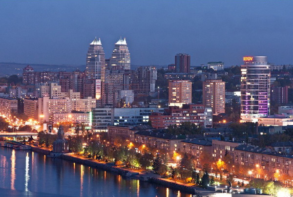 Image - A panorama of the city of Dnipro.